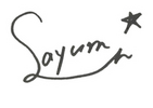 Sayumi's autograph