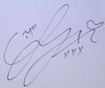 Sayaka's autograph