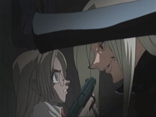 Alucard & Integra, Hellsing, love, kiss