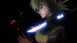 Seras almost drink blood