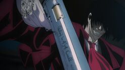 Alucard holding Casull