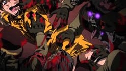 Seras being crawling over by Ghouls 