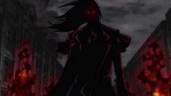 Alucard looks at Alexander being tired