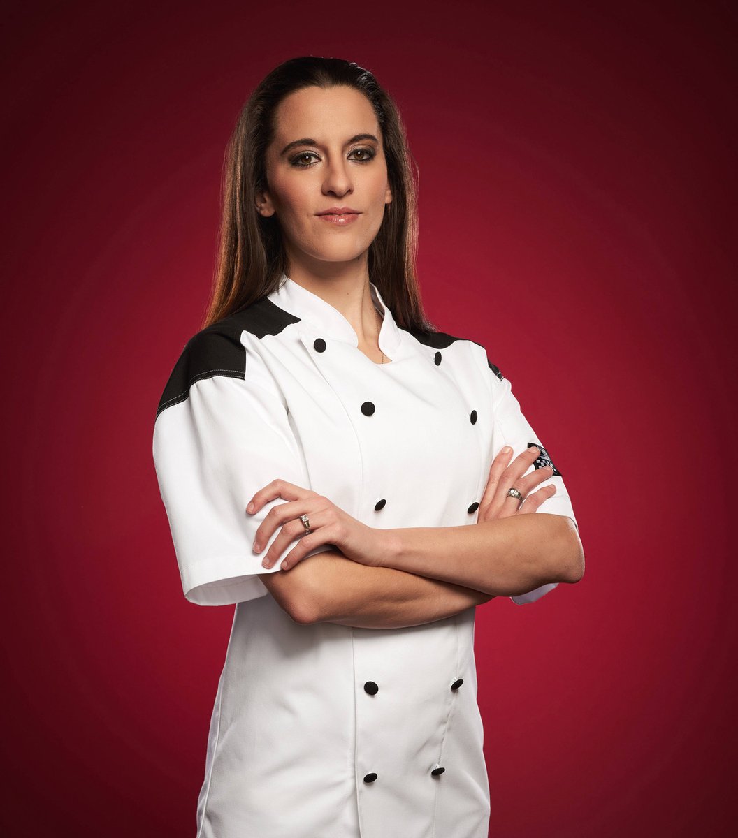 Contestant Ashley in the 15 Chefs Compete episode of HELLS KITCHEN