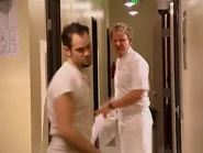 Josh eliminated mid service