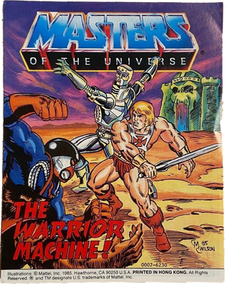 MOTU - Mini Comic - The Warrior Machine! - Front