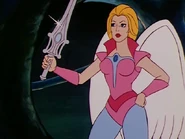 Angella's using She-Ra's Sword.