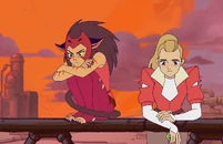 Adora and Catra