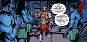 DC Comics modern day Gar meet He-Man.