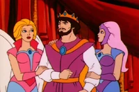 Queen Angella, King Micah and Glimmer