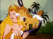 Vlcsnap-2018-10-25-03h40m41s488.jpg (82 KB) Swifty's baby thanks She-Ra by licking her face
