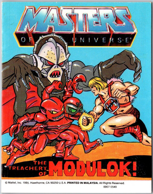 MOTU - Mini Comic - The Treachery of Modulok! - Front