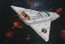 Rainbow Explorer in flight.