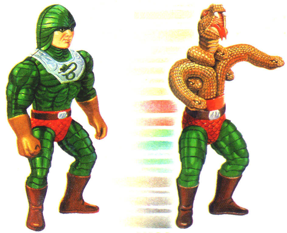 he man snake figure