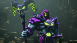 Skeletor after being cursed with Havoc
