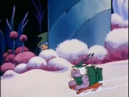 Loo-Kee hiding in the Whispering Woods - Duel at Devlan