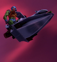 A Sky-Sled in Masters of the Universe: Revelation
