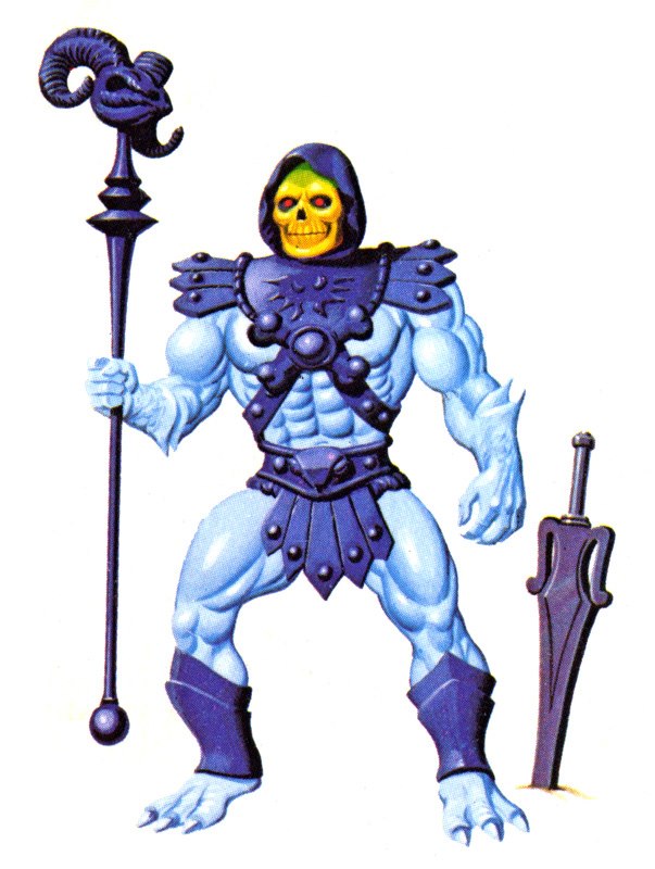 Original skeletor action sale figure