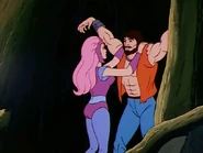 Glimmer reunited with her father.