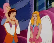 Young King Micah with Young Angella and Young Glimmer.