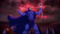 "Behold, the lord of destruction, Skeletor!"