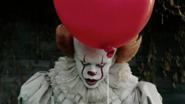 Bill Skarsgård as Pennywise the Dancing Clown in the newest adaptation of Stephen King's It