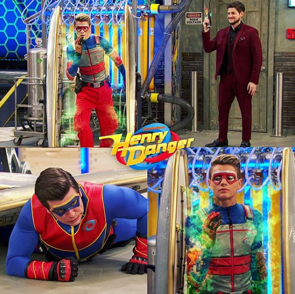 Captain Man Costume worn by Raymond Manchester (Cooper Barnes) in Henry  Danger TV series (Season 1)