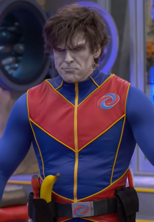 Captain Man Costume worn by Raymond Manchester (Cooper Barnes) in Henry Danger TV series (Season 1)