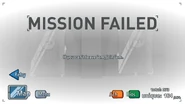 Fail screen for the iced fail in Completing the Mission