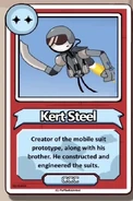 Kert Steel's bio (notice his feet and hand are cut off).