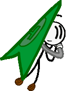 Henry using the Glider. (Animated, Legacy)