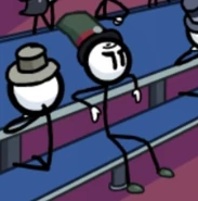 Mr. Macbeth in the Toppat Orbital Station Cafeteria (Triple Threat)