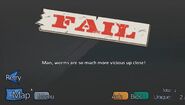 Fail Screen.