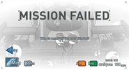 The Helicopter fail screen