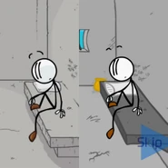 A Comparison between the Original & Remastered's first Henry's head error.