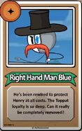 Right Hand Man Blue Bio