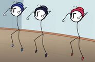 Dancing with Figaro Mulligataway and Parmezza Lasagne dancing