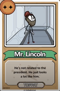 Mr. Lincoln's bio.