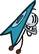 Henry using the Glider. (Animated)