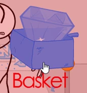 Basket when highlighted. (Flash)