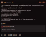 ExplainationOfBlankFailMessage.png (80 KB) PuffBalls replying to a review, mentioning the blank message was made as a "Moment of Silence".