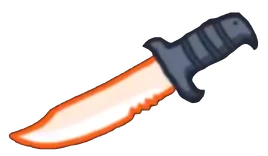 Hot knife transparent