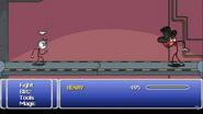 Final Fantasy fight, remastered version.