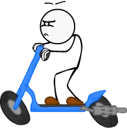 Henry Riding The Scooter in StD (Legacy)
