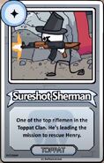 Sureshot Sherman's Bio.