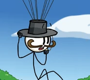 "Anyone available! There's an attacker in the cockpit!"