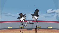 Thomas about to look at Oldmin's clipoard