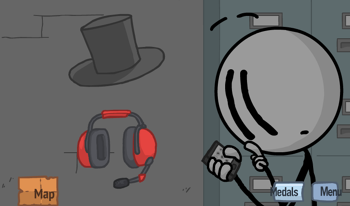 One of two Mid-Route Forks in ; Calling the  or  will lead to different routes and endings (Legacy).