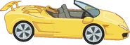 The yellow car that Henry drives off with as mentioned in the vehicle car.