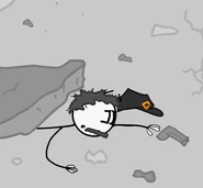 Sljonskus.jpg (26 KB) Tim gets hit by a part of the roof